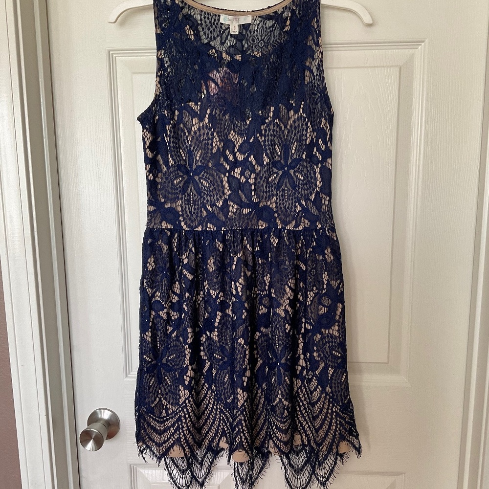 Small Navy Blue Dress for Summer